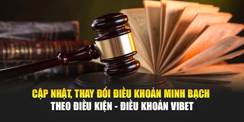 Cập nhật, thay đổi điều khoản minh bạch theo điều kiện - điều khoản Vibet