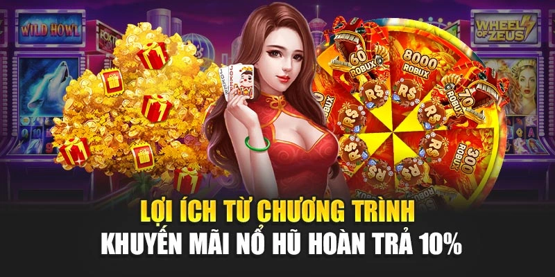 Lợi ích từ chương trình khuyến mãi nổ hũ hoàn trả 10%