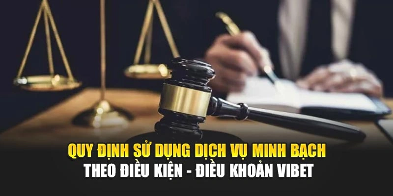 Quy định sử dụng dịch vụ minh bạch theo điều kiện - điều khoản Vibet